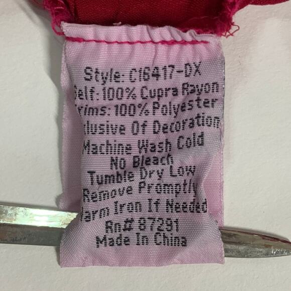 Johnny Was 1X Sheradonian Floral Embroidered V Neck Tunic Top Plus Boho Red - Picture 8 of 10